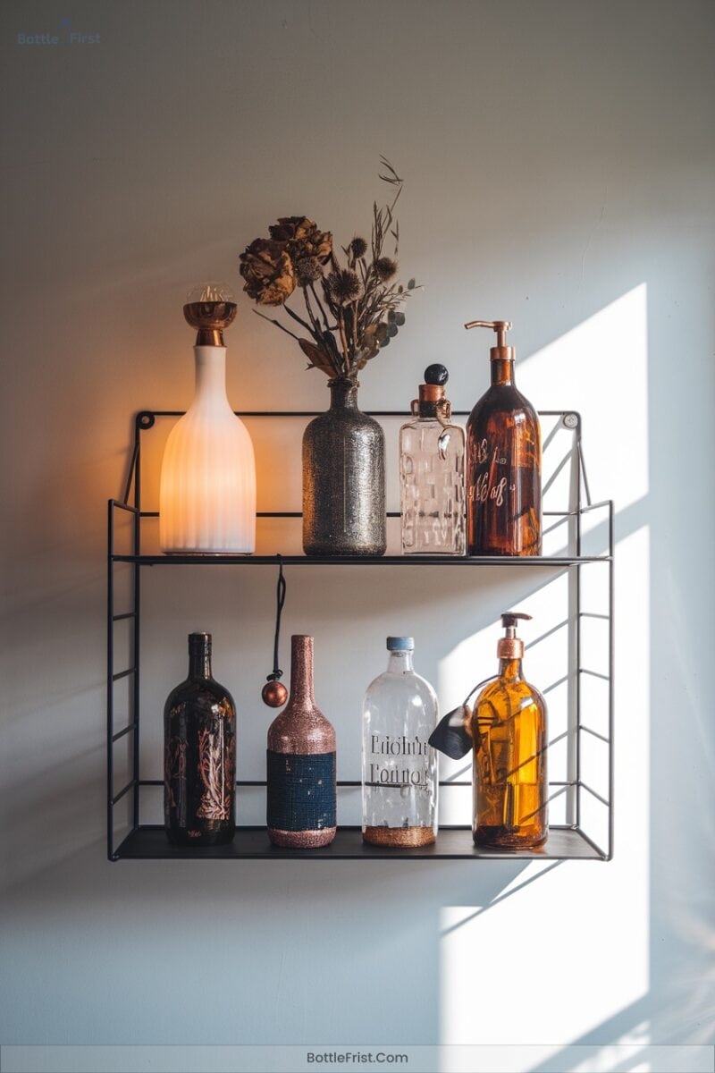 Showcasing a Craft Gallery With Upcycled Bottles
