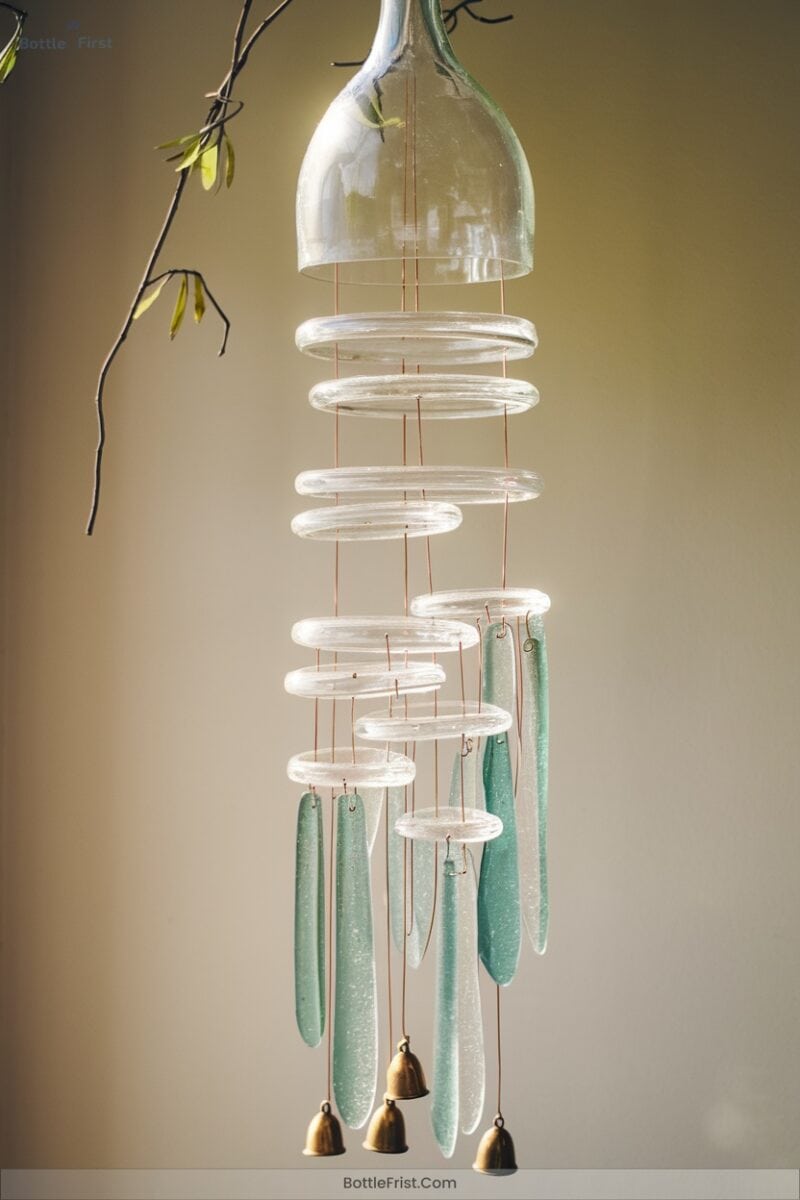 Wind Chime Bottle Decor