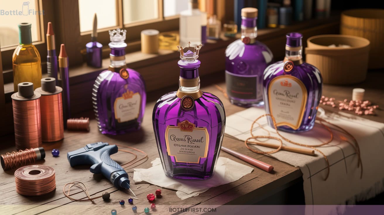 Regal Crown Royal Bottle Crafts DIY Ideas Fit for Royalty