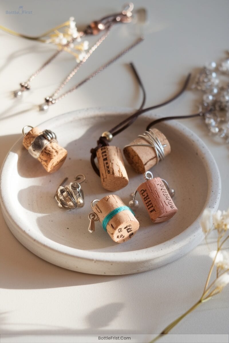 Cork Charms for Jewelry