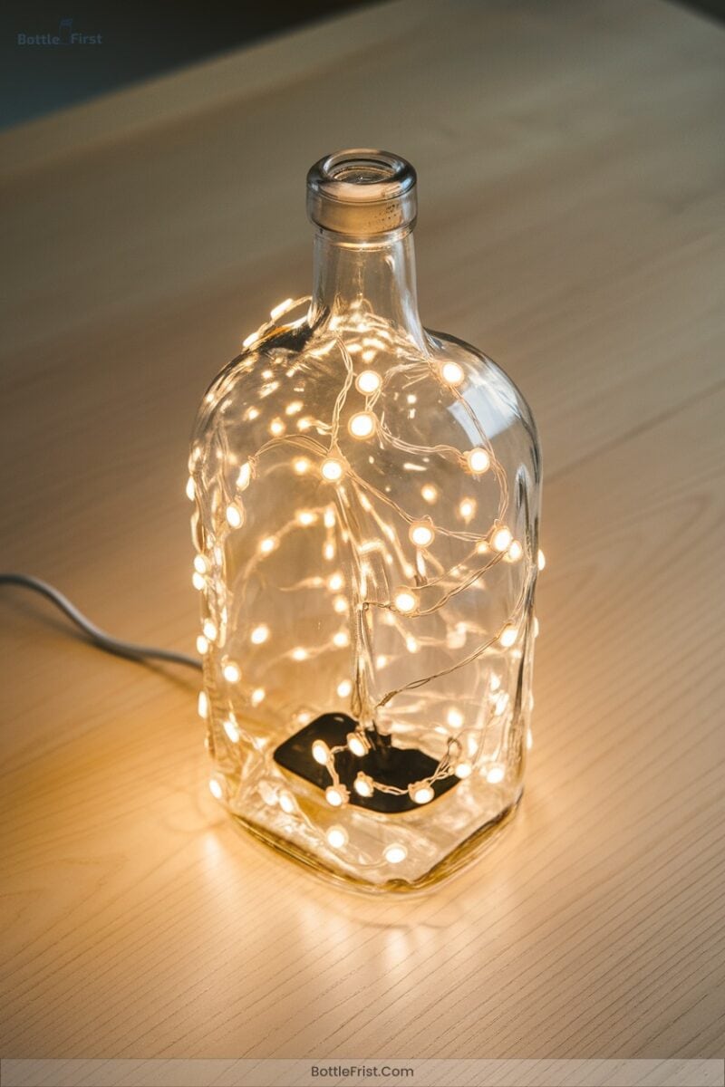 Crafting a Simple LED Bottle Lamp
