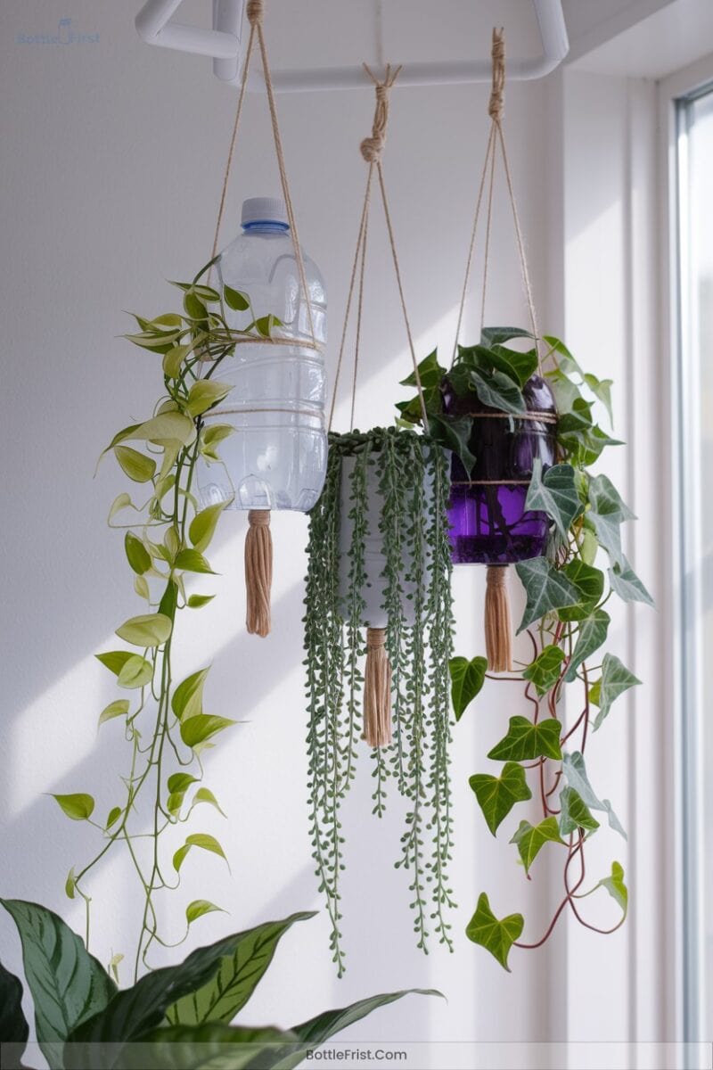 Hanging Bottle Planters