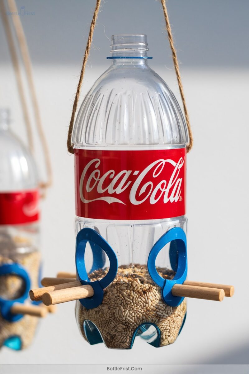 Transforming Bottles Into Bird Feeders