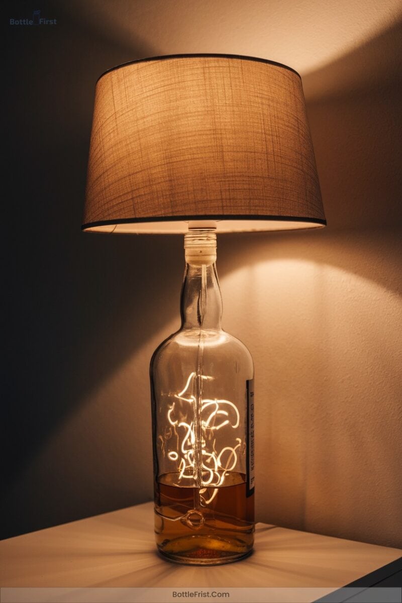 Transforming Liquor Bottles Into Elegant Lamps