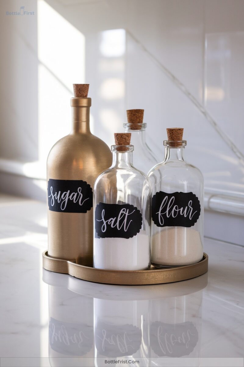 Kitchen Ingredient Storage Bottles