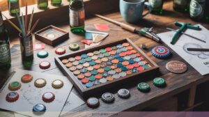 Ingenious Beer Bottle Cap Crafts for Home Decor