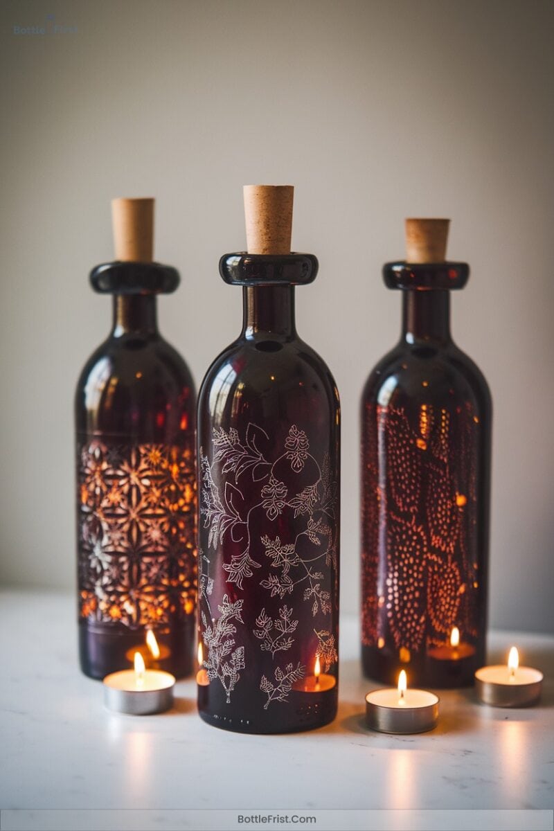 Etched Votive Holders