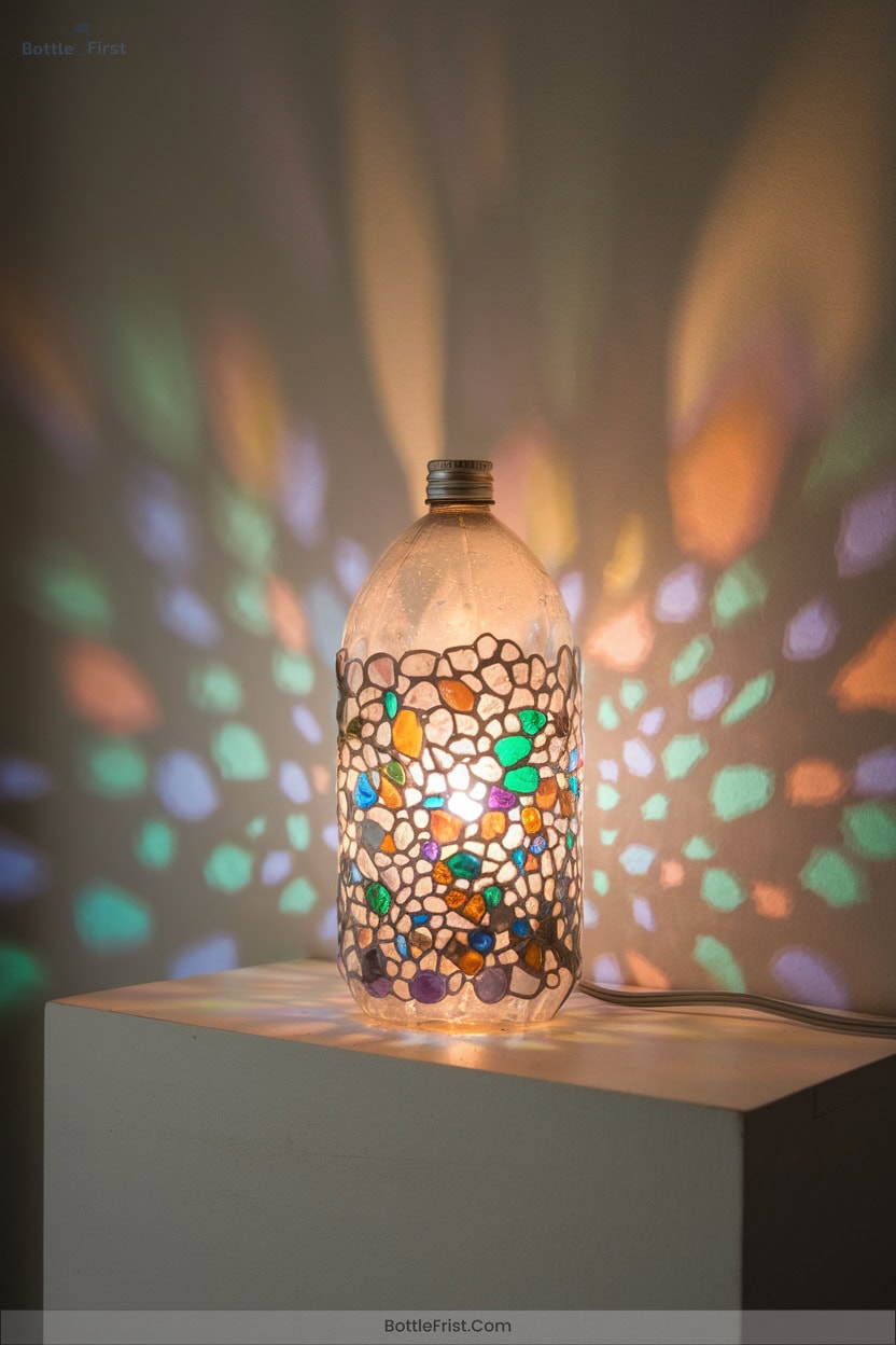 11 Illuminating Plastic Bottle Lamp Crafts For Cozy Lighting