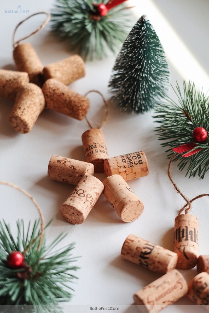 Rustic Cork Ornaments