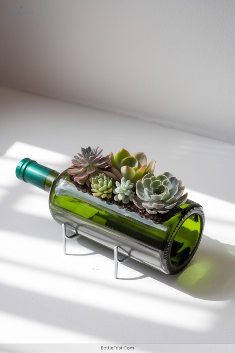 10 Impressive Cut Wine Bottle Crafts For Functional Art Pieces