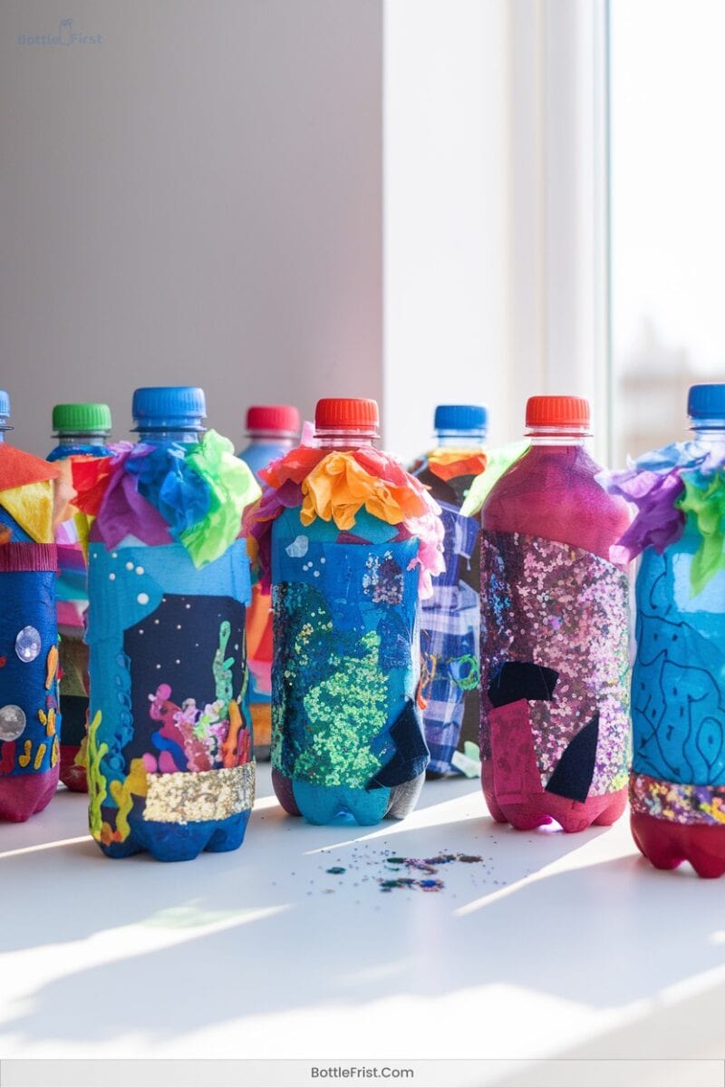 Water Bottle Collage