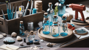 Adorable Mini Glass Bottle Crafts DIY for Tiny Home Accents