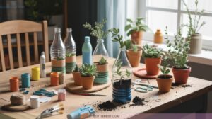 DIY Plastic Bottle Plant Crafts for Your Indoor Garden