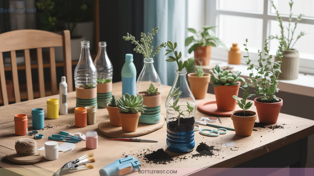 DIY Plastic Bottle Plant Crafts for Your Indoor Garden