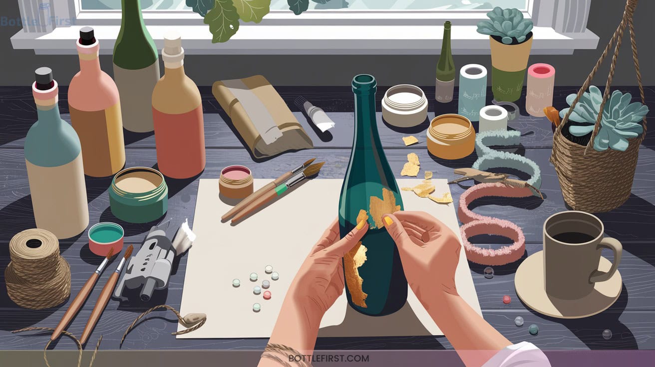 Beautiful Wine Bottle Crafts Decoration Ideas for Any Space