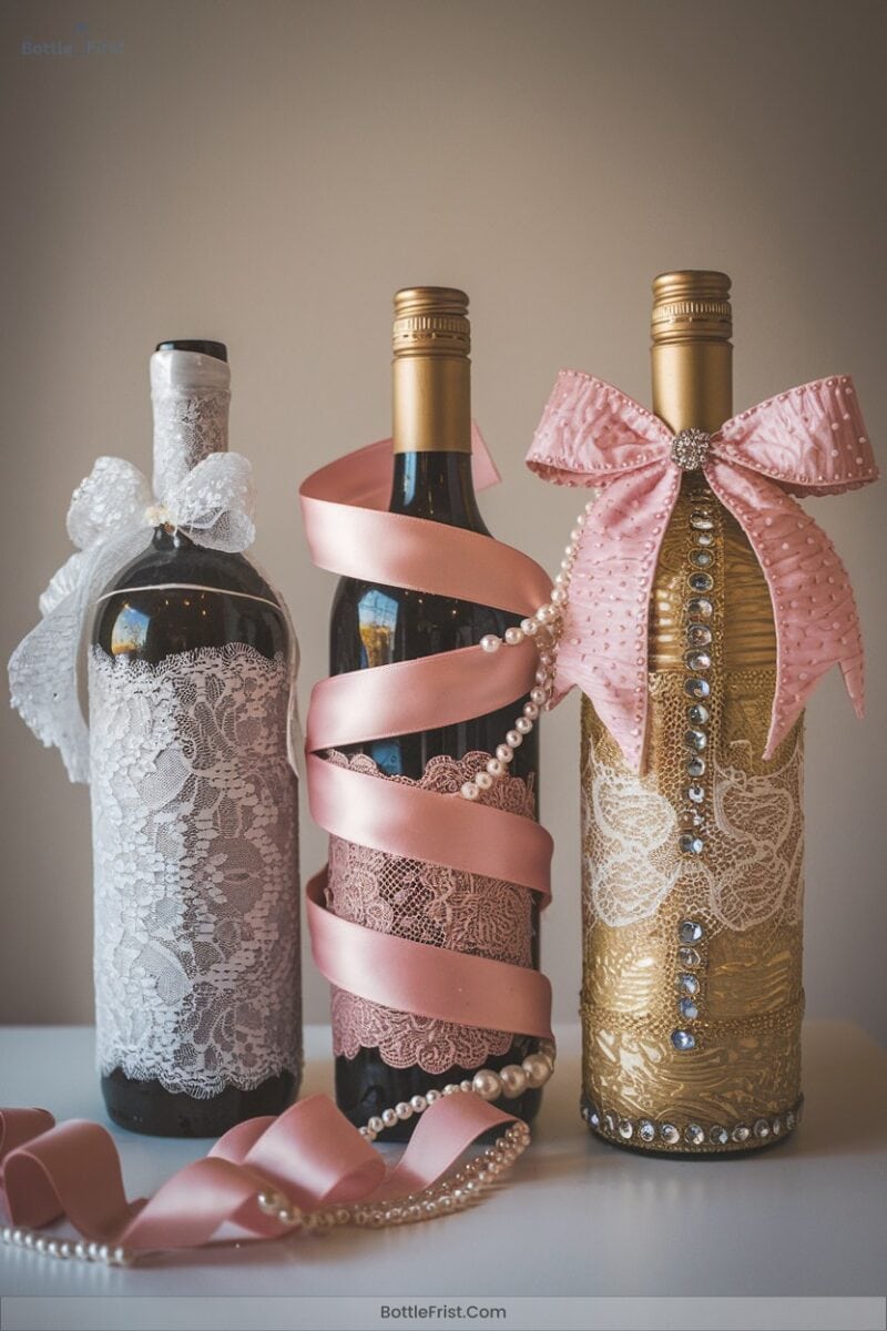 Classic Ribbon and Lace Wraps
