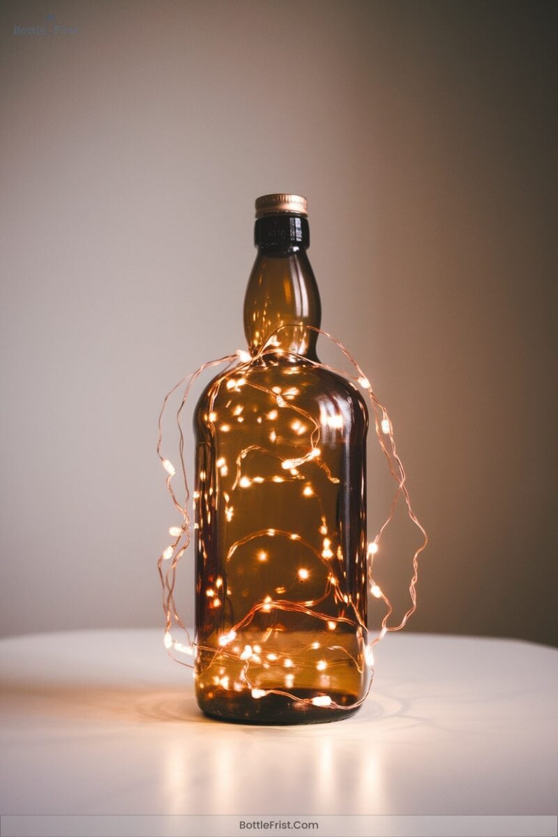 Designing Decorative Bottle Lights With Fairy Lights
