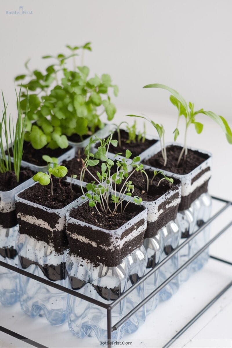 Seed Starters Using Plastic Bottles