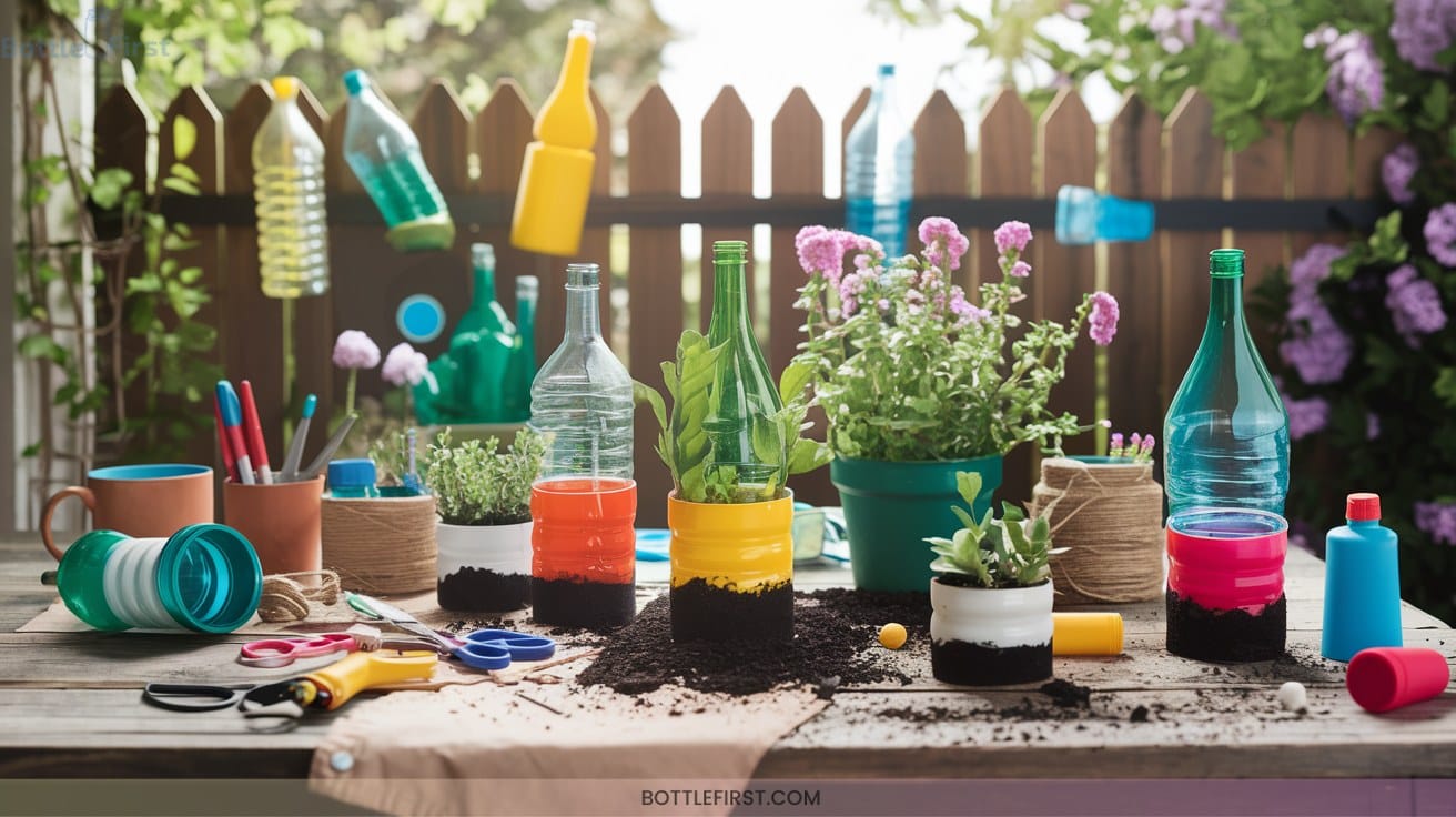 Clever Plastic Bottle Garden Crafts to Beautify Your Outdoor Space