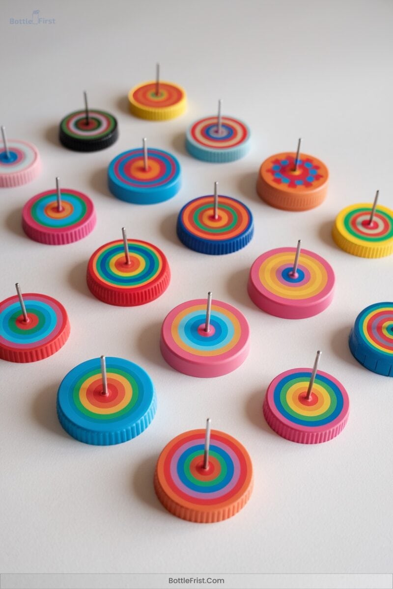 Bottle Cap Spinners for Games