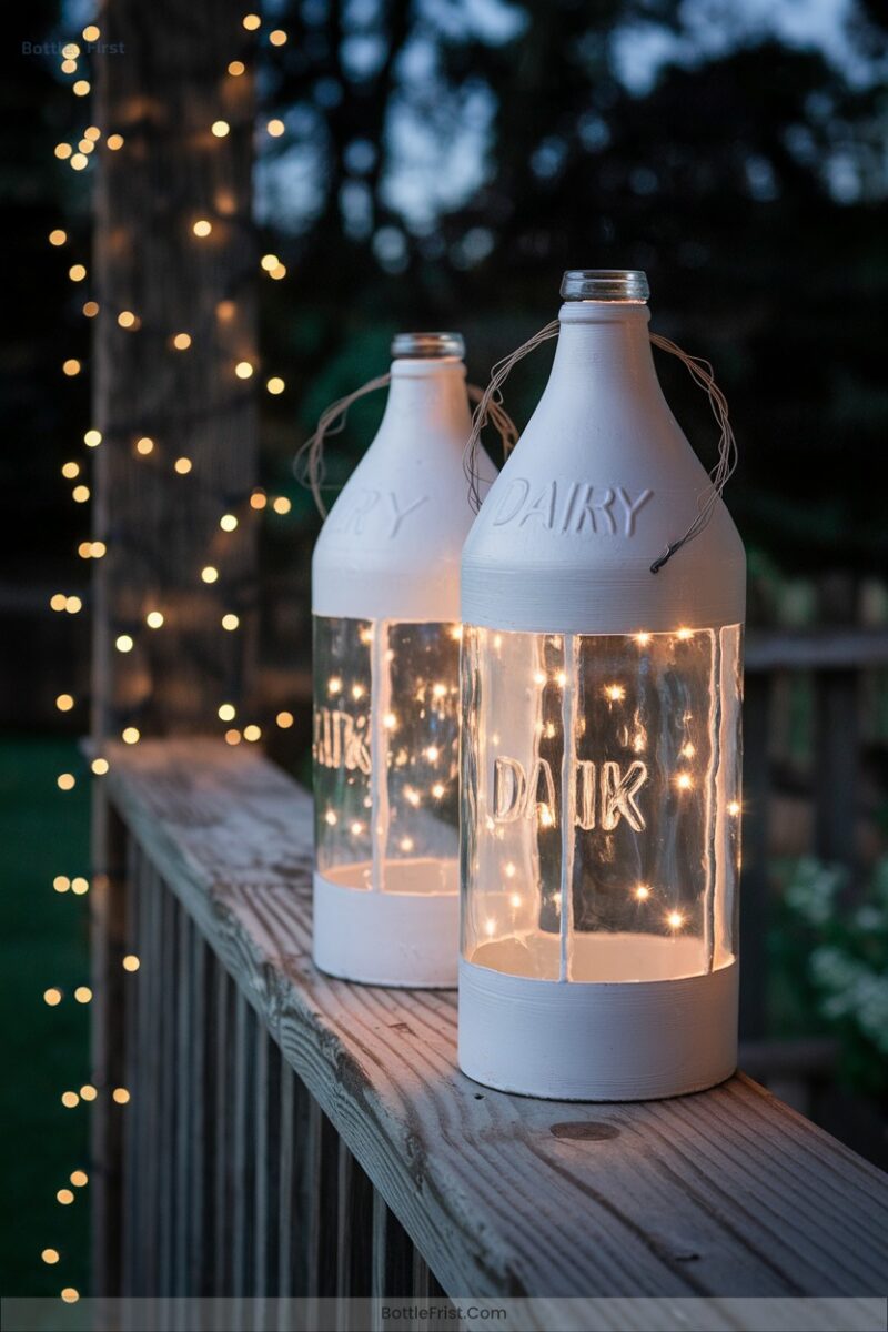 Milk Bottle Outdoor Lighting