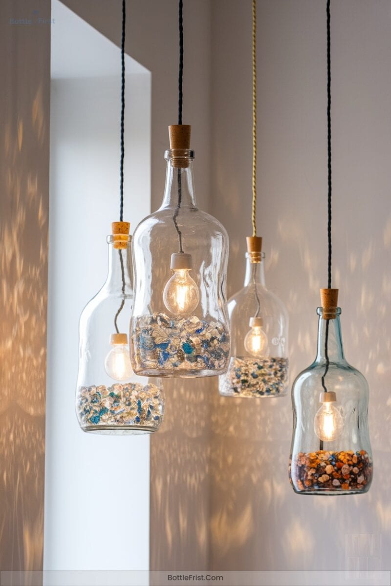 Glass Pebble Pendant Lights