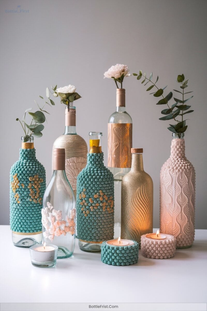 Textured Puff Paint Bottles