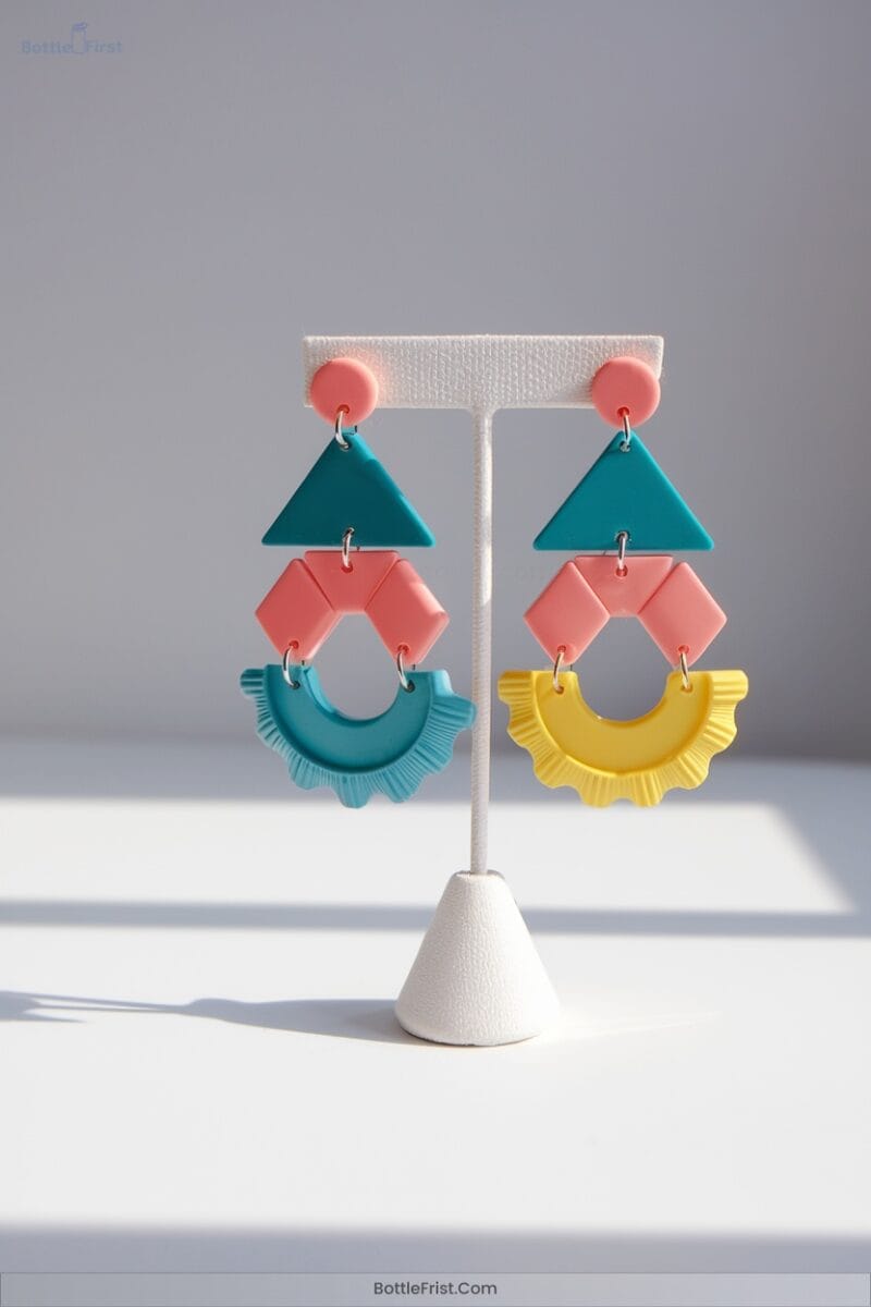 Geometric Earring Accents