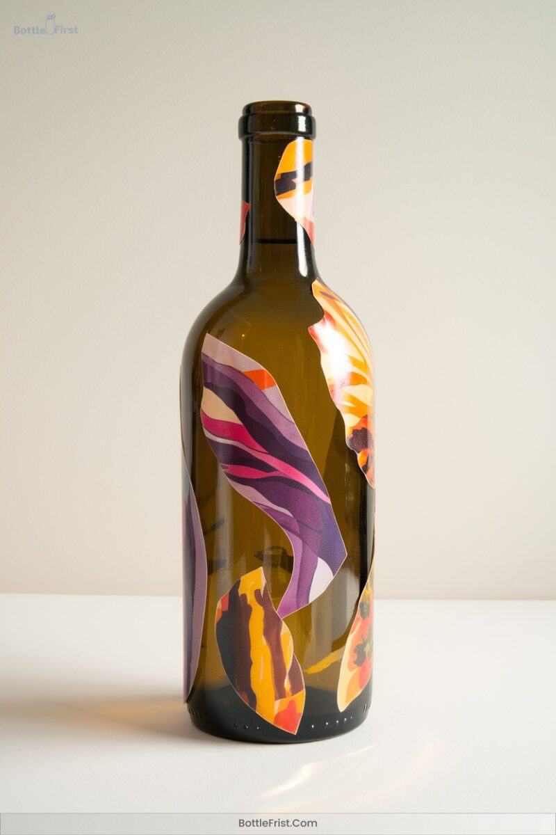 Decoupage Bottle Art