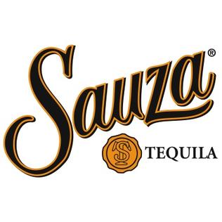 Sauza Tequila logo with a gold seal and stylish text.