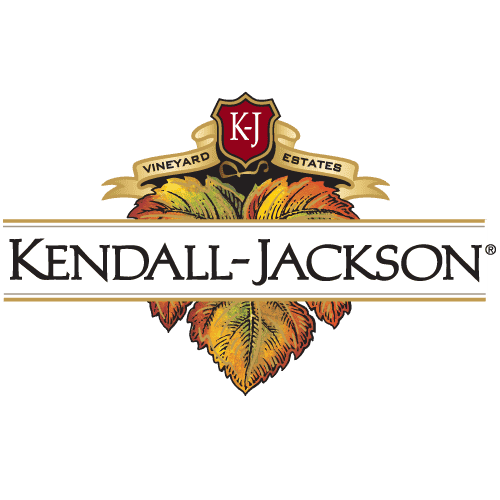 Kendall-Jackson vineyard logo with grapevine and leaf design.