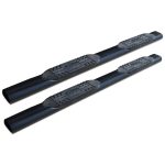 Non-slip running boards for vehicle safety and convenience.