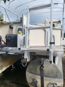 Used 2010 Sweetwater 23 Fish pontoon boat for sale with fishing features.