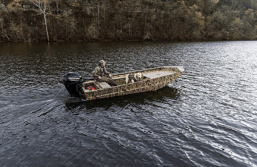 Alleviate your stress with a peaceful boat ride on the lake, featuring scenic views and loyal dogs.