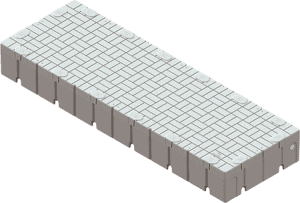 High-quality sport center tiles for gyms and recreational facilities.