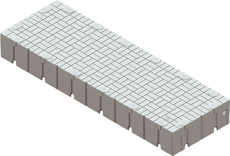 High-quality sport center tiles for gyms and recreational facilities.