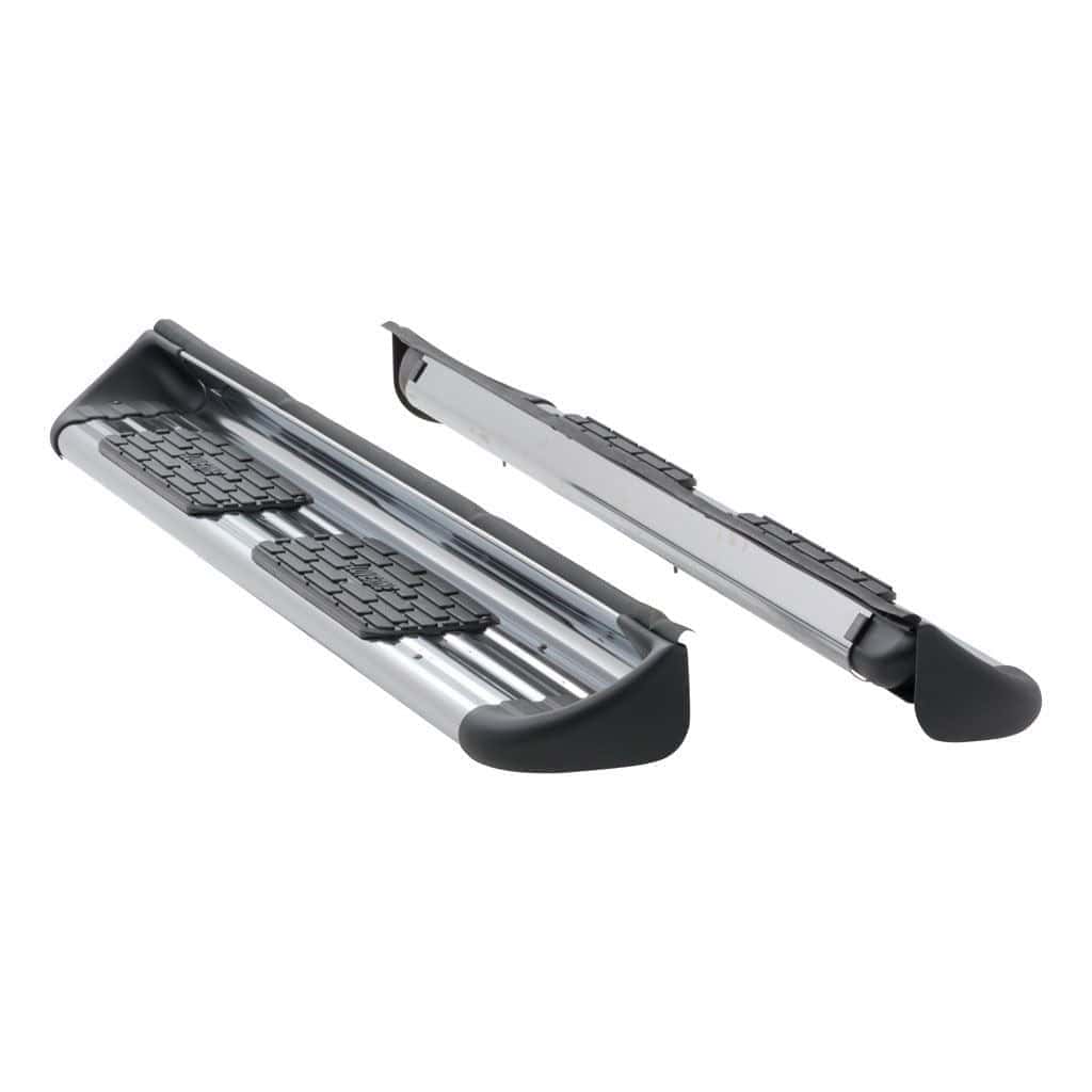A sleek black and silver headphone stand with cushioned supports and adjustable features.