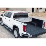 High-quality truck bed with storage solution available at Camp & Cruise.