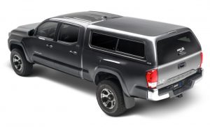 Durable truck bed cap for sale at Camp & Cruise, compatible with various pickup trucks, perfect for outdoor and work needs.
