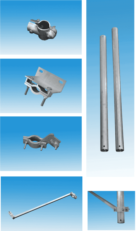 Steel sports accessories for gyms and fitness centers.