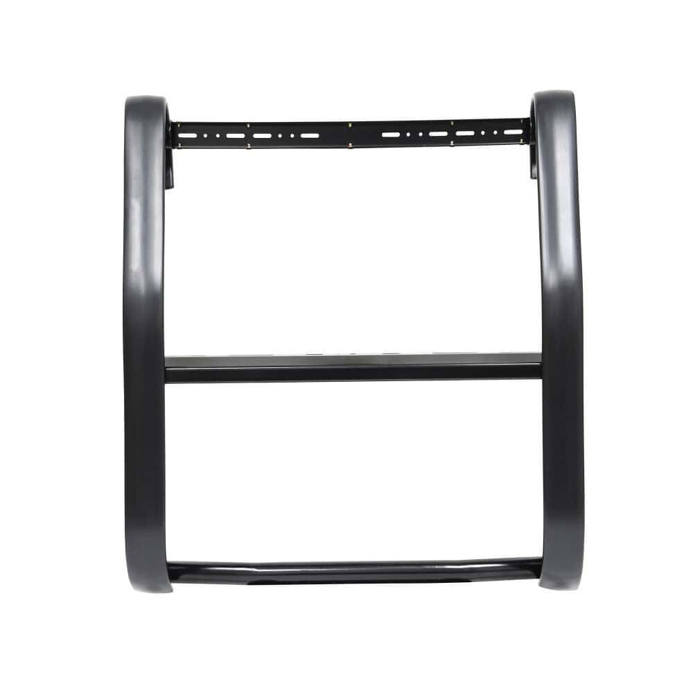 Durable black steel sports equipment storage rack at Camp & Cruise for organized athletic gear.