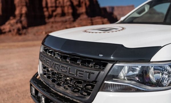 Reliable Chevrolet vehicles at Camp & Cruise in a scenic desert setting.