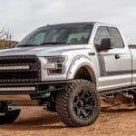 High-performance off-road truck with custom upgrades at Camp & Cruise.