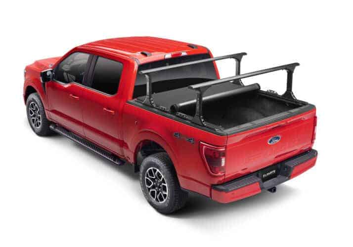 Customizable truck bed rack for Ford trucks at Camp & Cruise.
