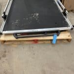 Extra sturdy table tennis table with folding features, suitable for game rooms or gyms, available at Camp & Cruise.