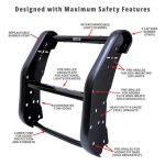 Durable bike rack featuring pre-drilled holes for lights, speakers, and wing wraps, ideal for gyms.