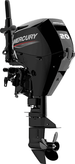 High-performance Mercury boat motor for fishing and water sports. Durable, reliable outboard engine.