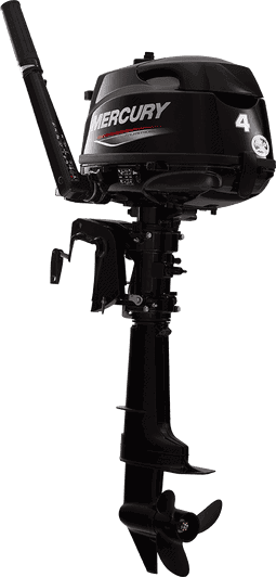 High-performance Mercury outboard motor for boats.
