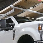 All-purpose work truck with ladder rack and equipment storage for professional use.