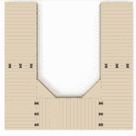 Durable outdoor sport flooring at Camp & Cruise for versatile athletic activities.